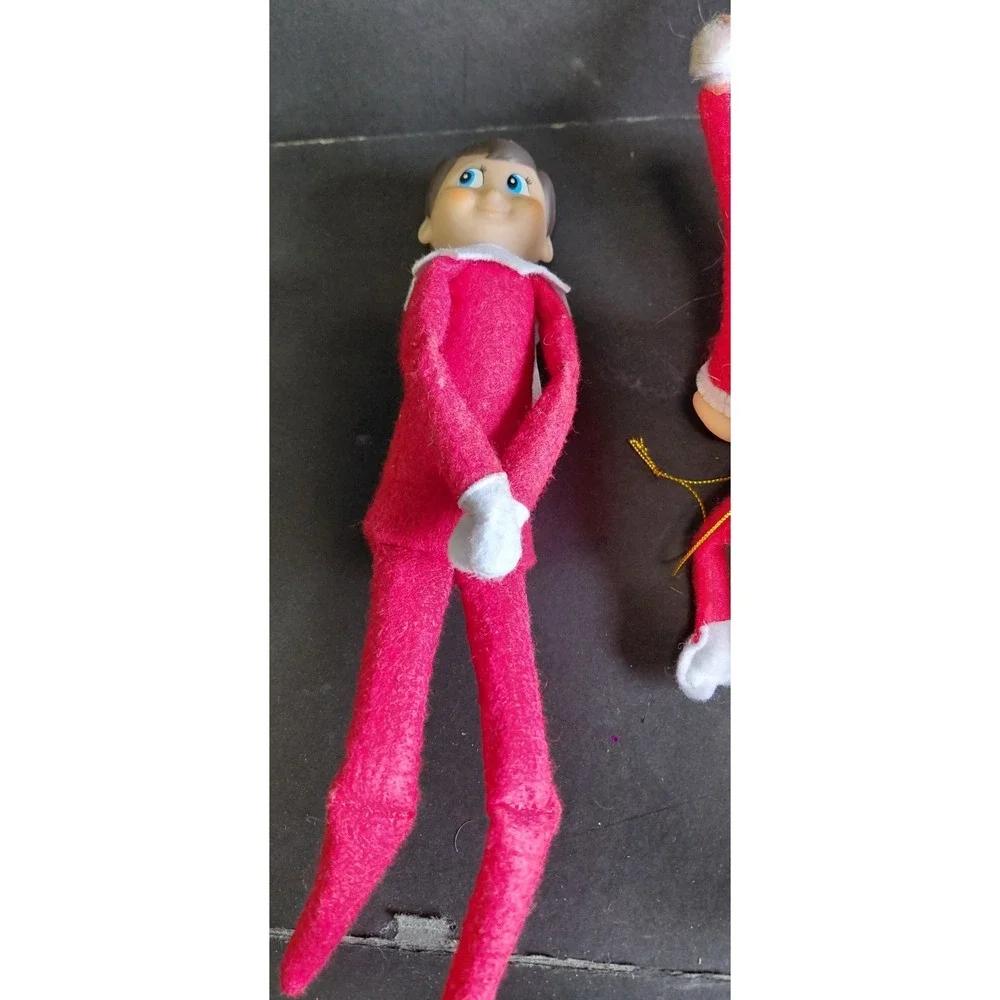 Collectible Holiday Christmas Dolls holiday elf Pixie mix Lot vintage And modern